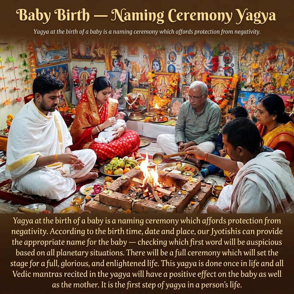 Baby Birth Naming Ceremony Yagya
