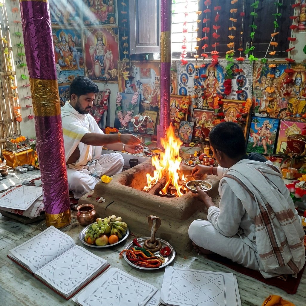 Kalsarpa Dosha Yagya Planetary