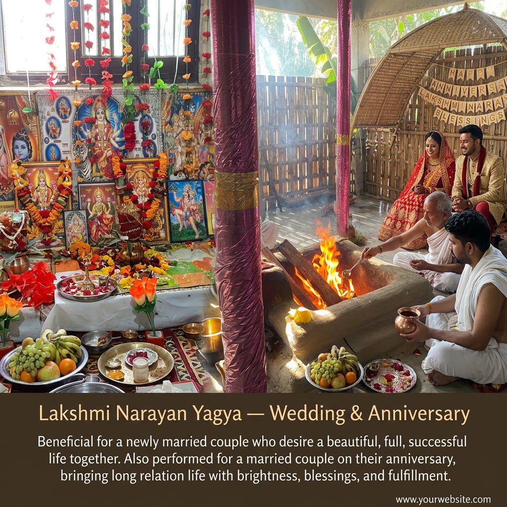 Lakshmi Narayan Wedding Anniversary Yagya