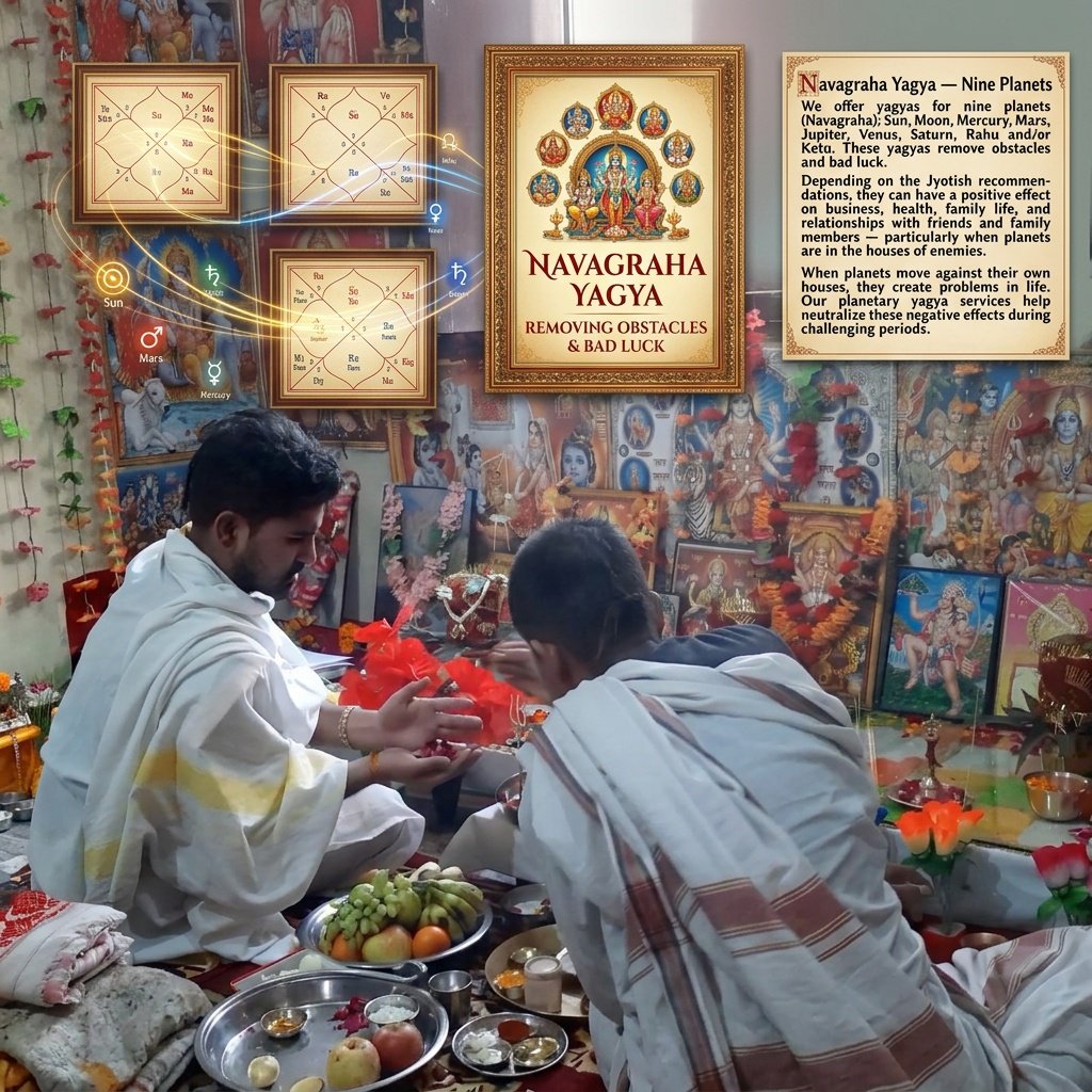 Navagraha Nine Planets Yagya