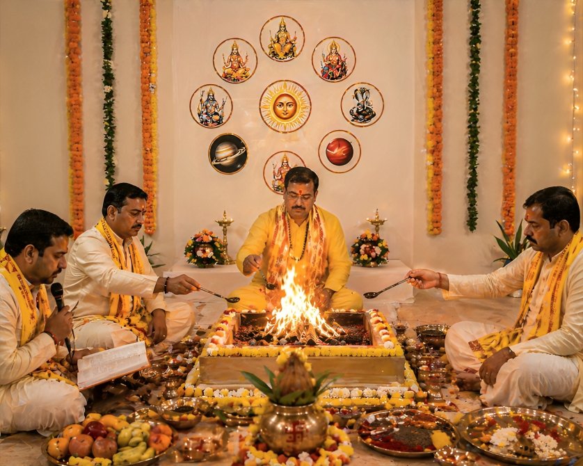 Navagraha Yagya: Benefits, Significance & Ritual Process