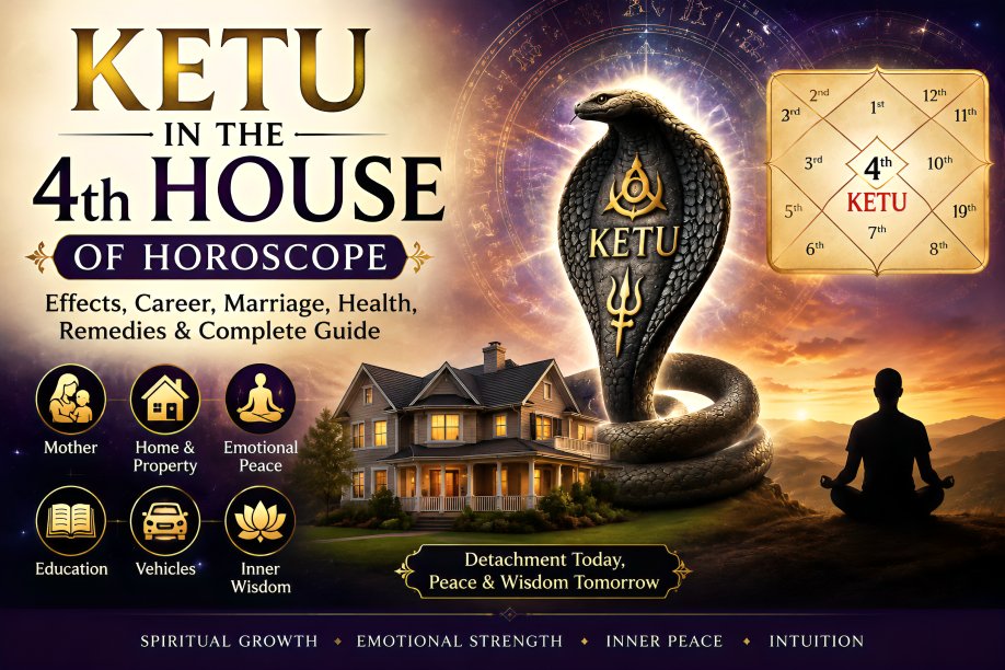 Ketu In The 4th House Of Horoscope: Complete Vedic Astrology Guide