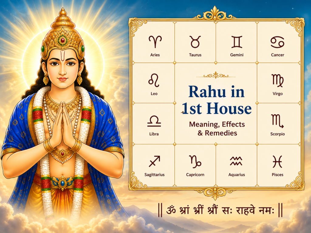Rahu in 1st House of Horoscope: Meaning, Effects & Remedies