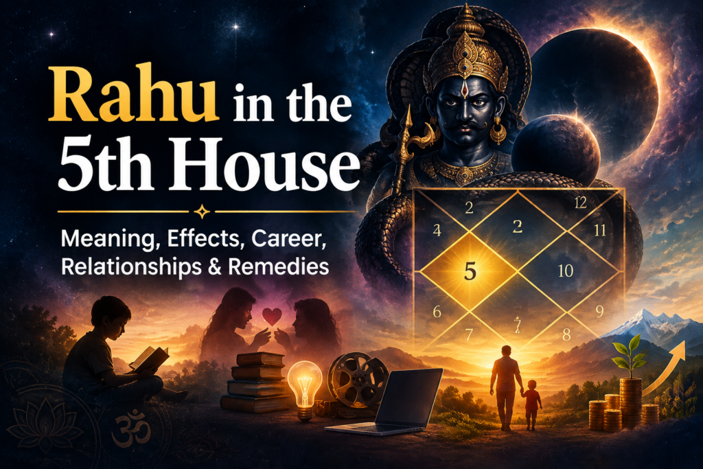 Rahu in the 5th House: Meaning, Effects, Relationships & Remedies